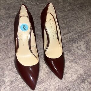 Burgundy Heels!! By Jessica Simpson
